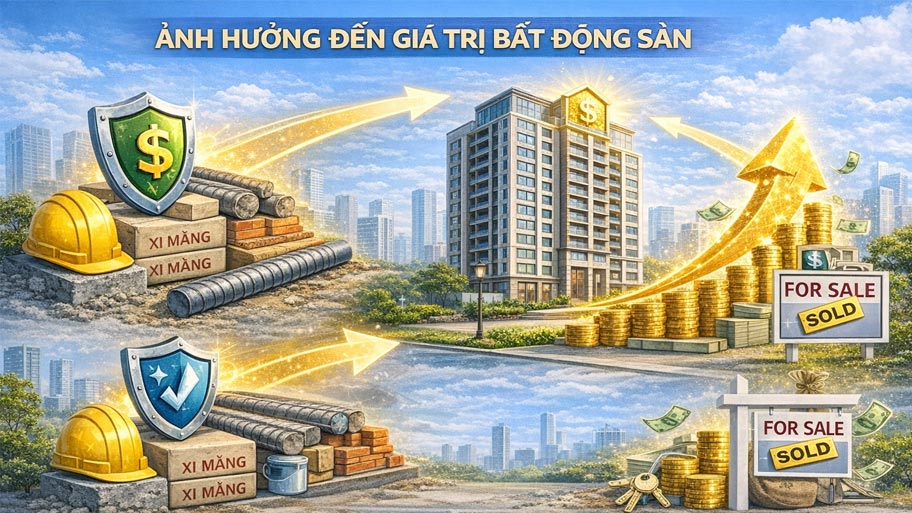 Ảnh hưởng đến giá trị bất động sản