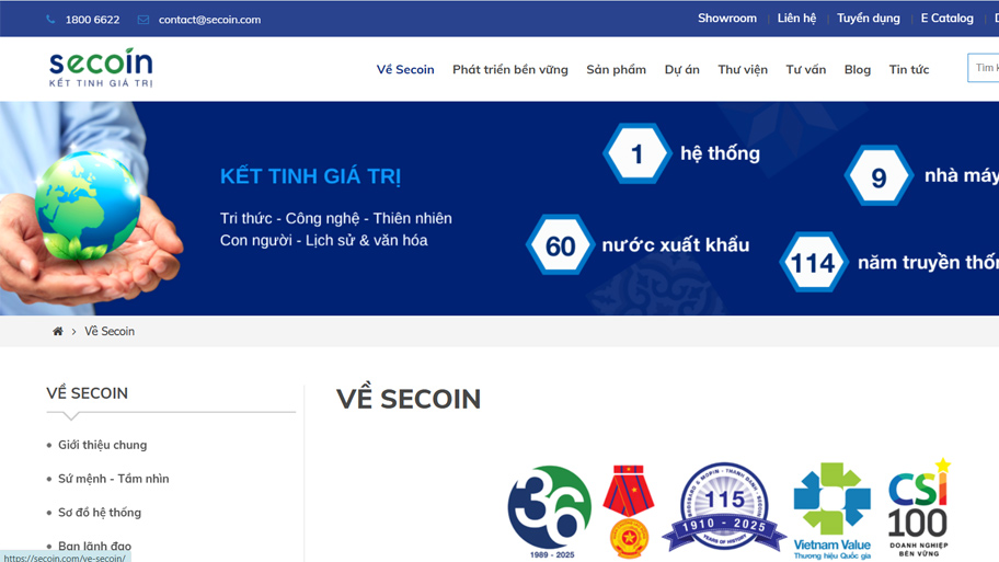 Công ty cổ phần Secoin Đà Nẵng