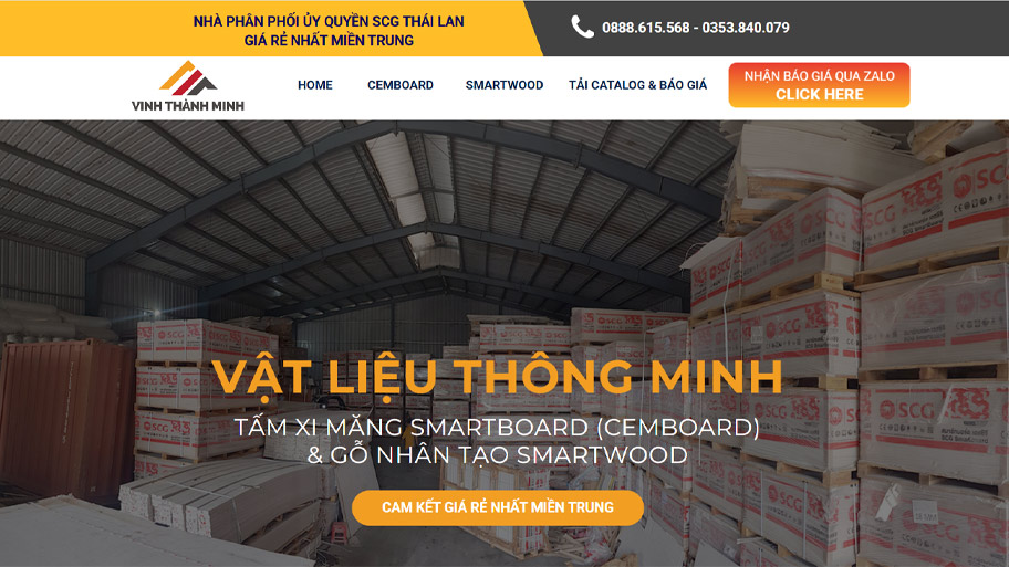 Công ty vật liệu xây dựng Vinh Thành Minh