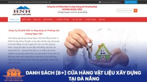 Cửa hàng vật liệu xây dựng Đà Nẵng