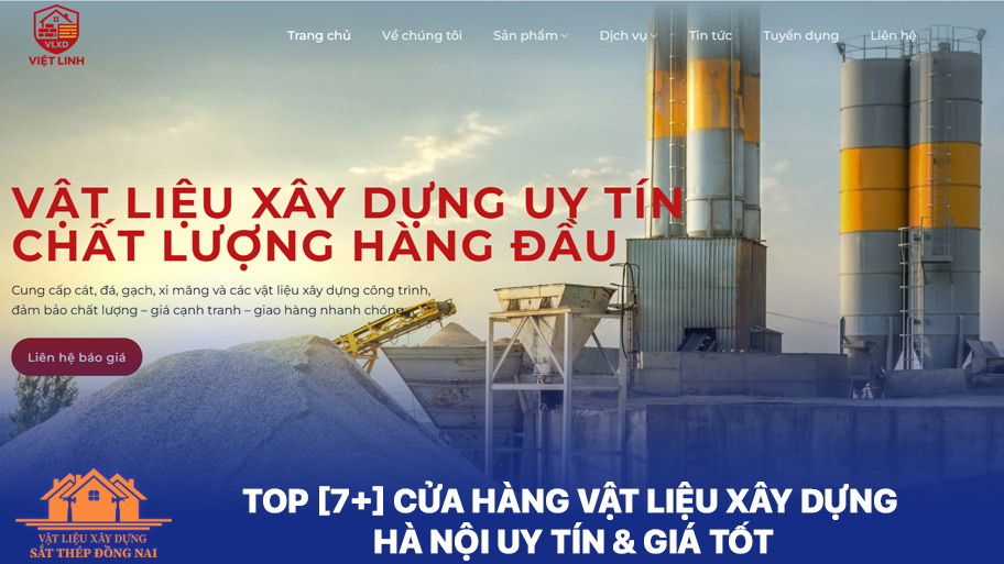 Cửa hàng vật liệu xây dựng Hà Nội