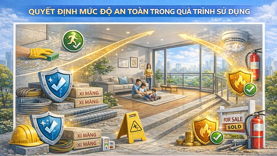 Quyết định mức độ an toàn trong quá trình sử dụng