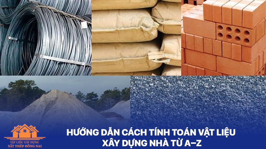 Tính vật liệu xây dựng nhà 2 tầng