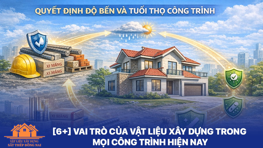Vai trò của vật liệu xây dựng
