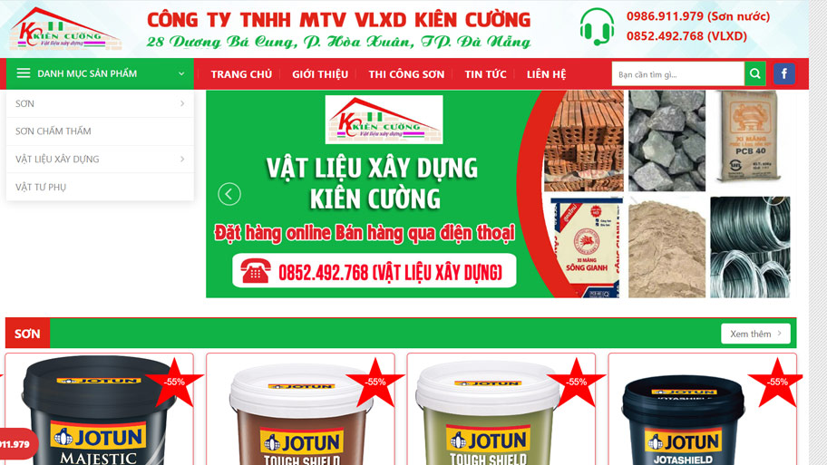Vật liệu xây dựng Kiên Cường
