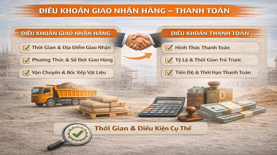 Điều khoản giao nhận hàng