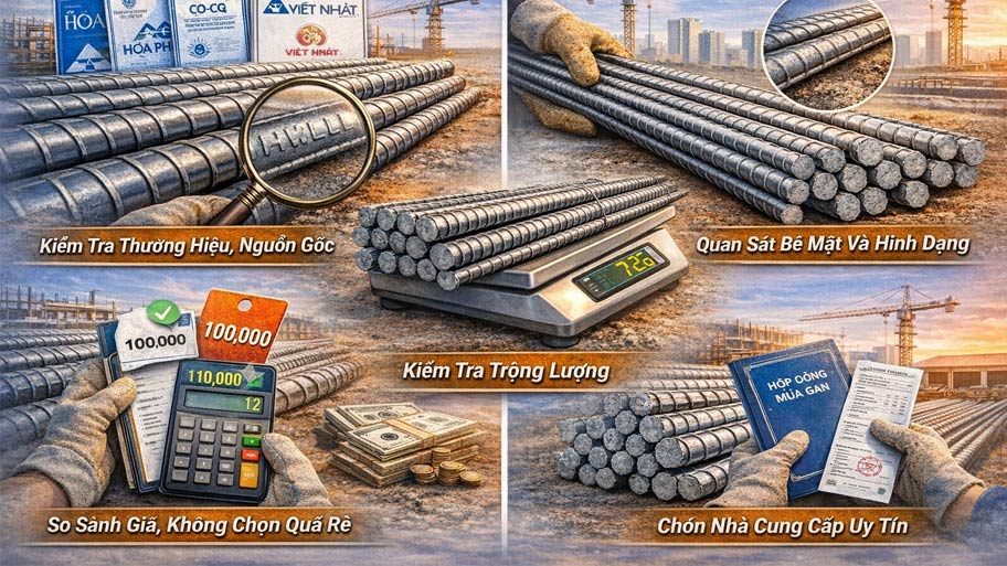 Kinh nghiệm chọn mua thép phi 10 chất lượng